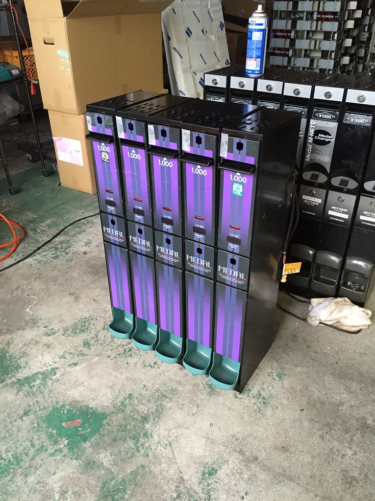 GLORY EMS-6 両替機 新札対応 メダル 1000円→100円×10 GLORY EMS-6