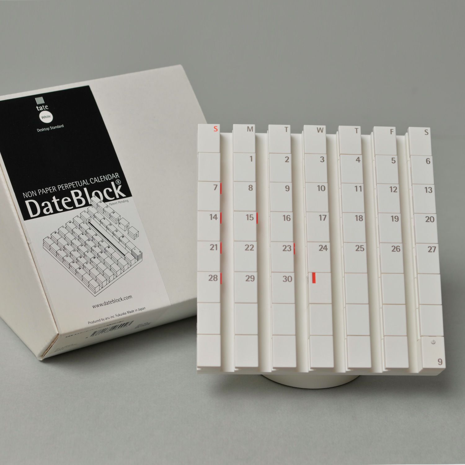 Date Block デートブロック 卓上万年カレンダー デスクトップ ABS樹脂