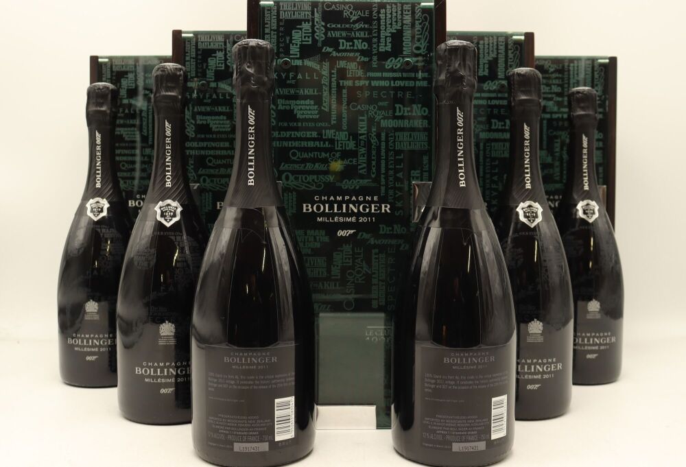 6) 2011 Bollinger 'James Bond 007' 60th Anniversary Limited