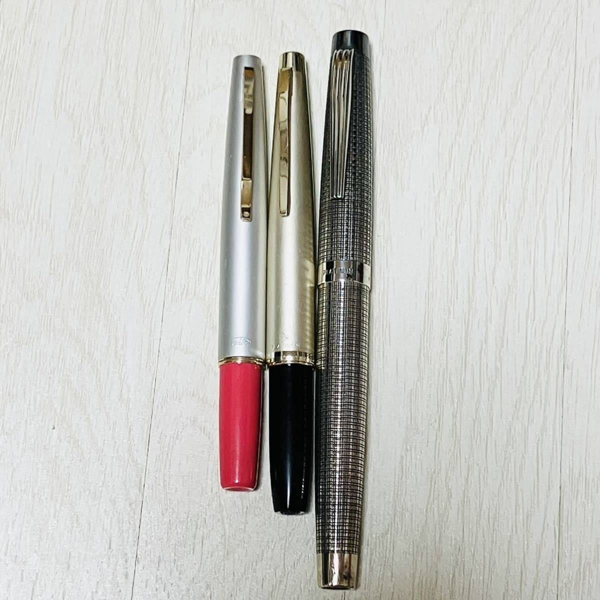 SHEAFFER SAILOR PLATINUM 万年筆 1円〜 万年筆 PLATINAM 2本 SAILOR 1
