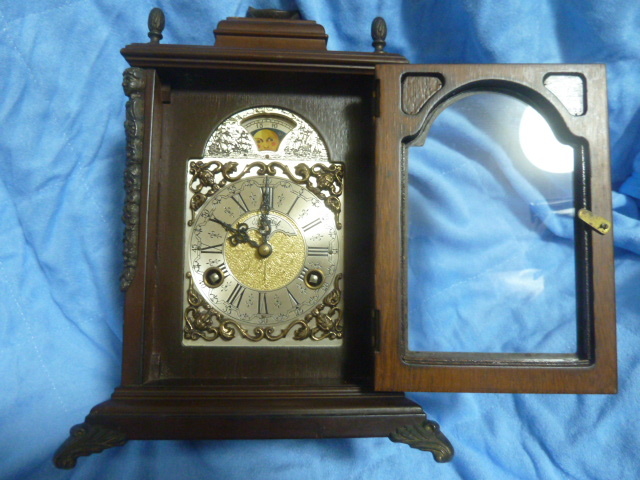 Warmink WUBA ワルミンク ウーバ ムーンフェイズ ゼンマイ式 置時計