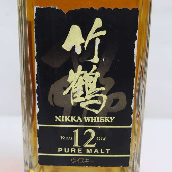 ニッカ 竹鶴12年 ピュアモルト 660ml 40% 箱なし⑤ ニッカ ピュア