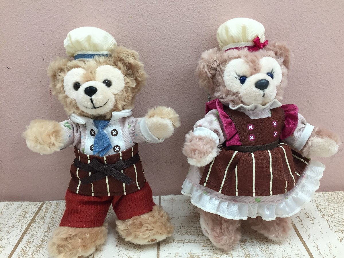 ◇ディズニー TDS ダッフィー シェリーメイ 4点 ぬいぐるみバッジ 周年