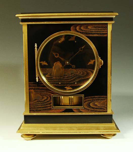 ジャガールクルト製 空気時計アトモス 枯山水に千鳥蒔絵（喜一銘