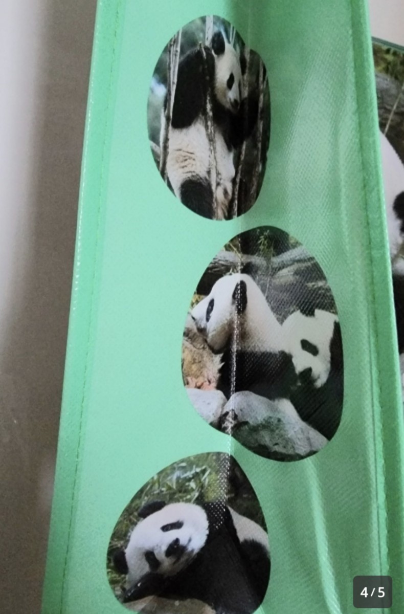 シャオシャオ レイレイ ショッピングバッグ 2歳誕生日記念 上野動物園