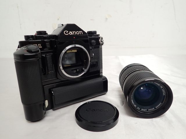 CANON フィルムカメラ A-1/CANON ZOOM LENS FD 35-70mm 1:4 モーター