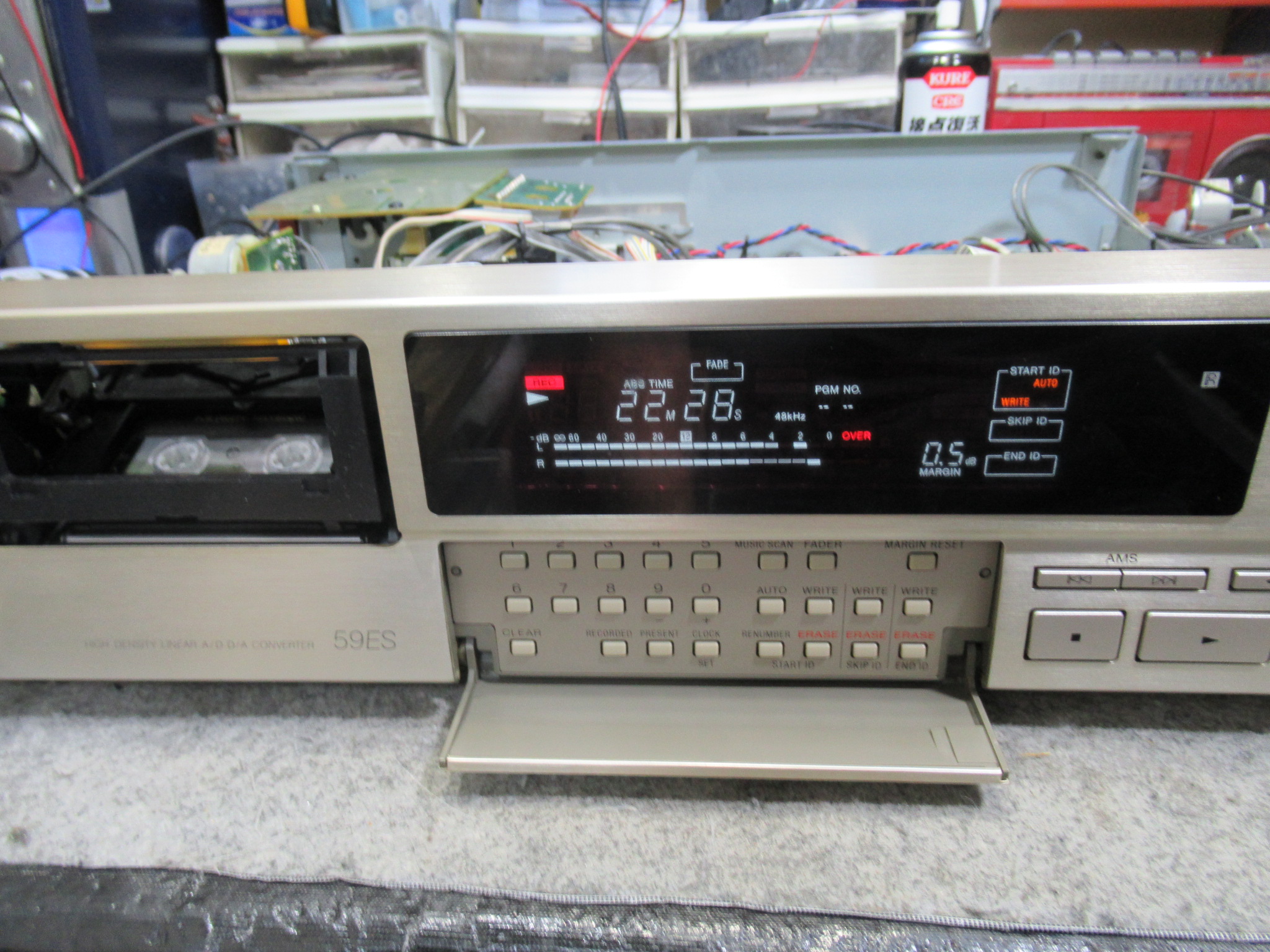 ジャンク扱い】SONY DTC-59ES DATデッキ 録音済みテープ付き ジャンク