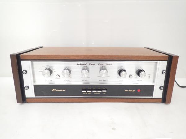 高額買取実施中!!】AMCRON/CROWN プリアンプ IC-150 ウッドケース付