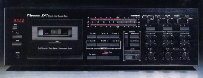 Nakamichi ZX-7 Specifications Nakamichi