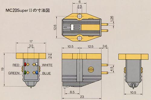 Ortofon MC20SuperIIの仕様 オルトフォン