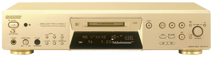 SONY MDS-JE770の仕様 ソニー