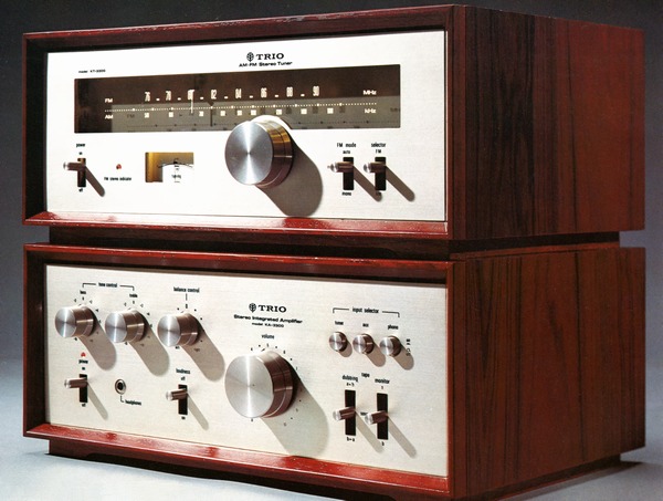 レトロオーディオ トリオ KA-3300アンプ KT-3300チューナーセット