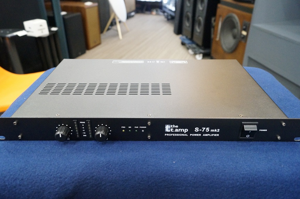 thomann S-75mk2 パワーアンプ ドイツ製パワーアンプ thomann S-75mk2