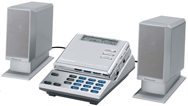 ポータブルMDレコーダPanasonicのSJ-MR230-S ミニスピーカー付 詳細