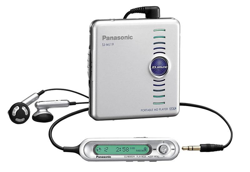 Panasonic ポータブルMDプレーヤー SJ-MJ17-S 本体 松下、デジタル