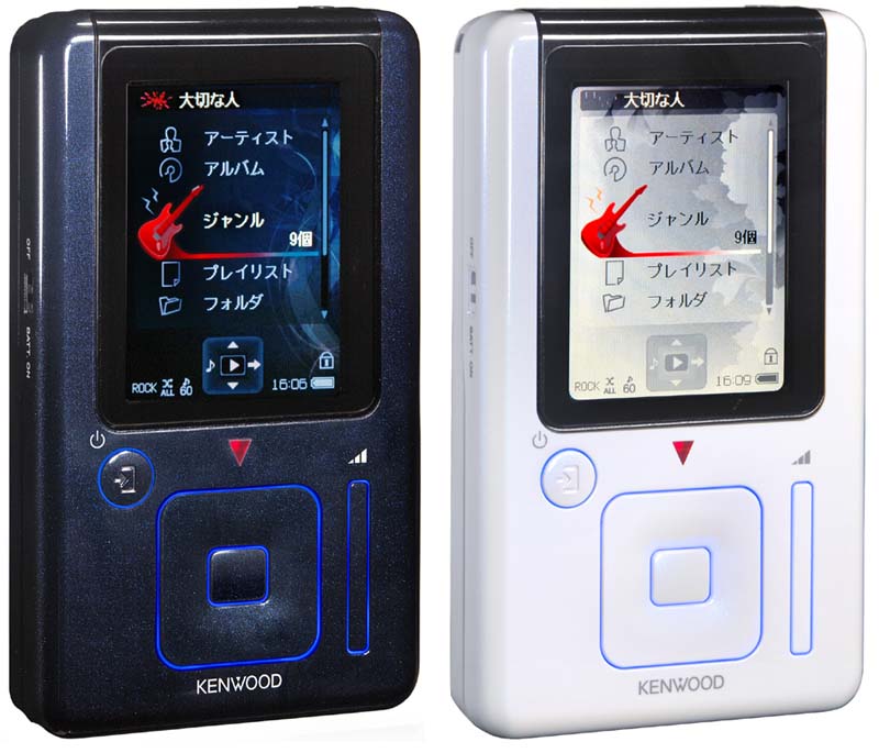 ケンウッド デジタルオーディオプレイヤー HD20GA7 充電ケーブル付き