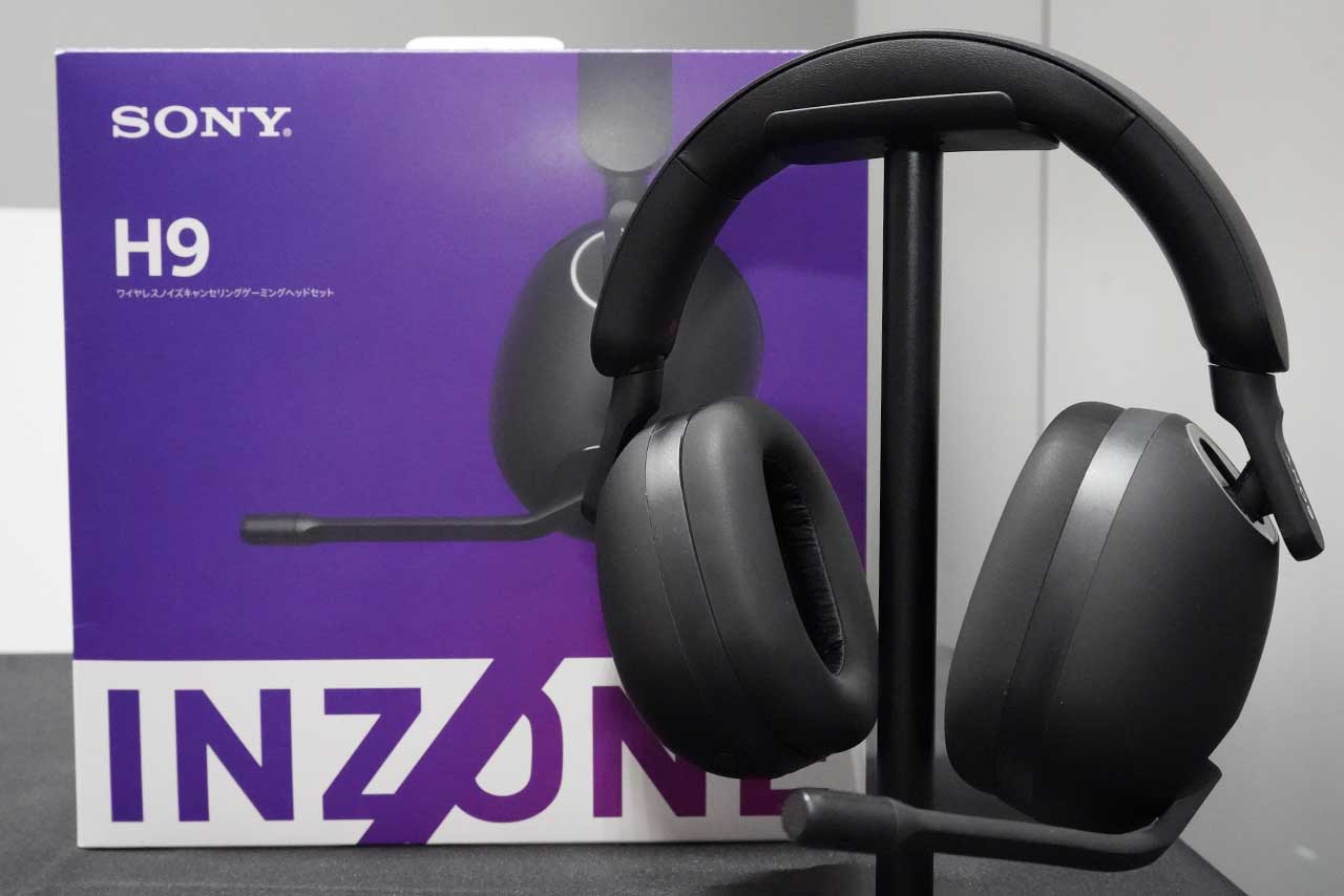 ソニーINZONE、NC付きゲーミングヘッドセットに黒のカラバリ - AV Watch