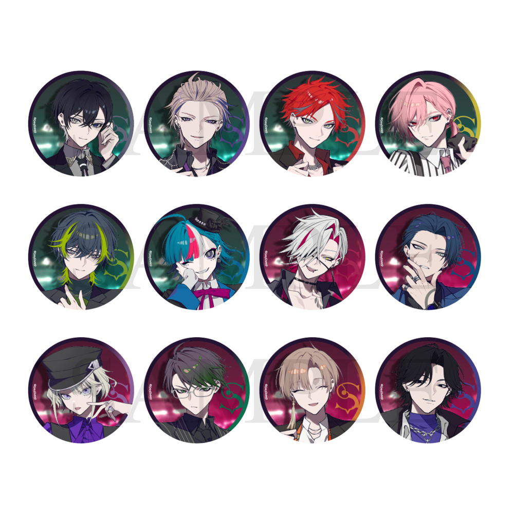 Gray Sheep トレーディング缶バッジ グレシプ放送局出張版 ver