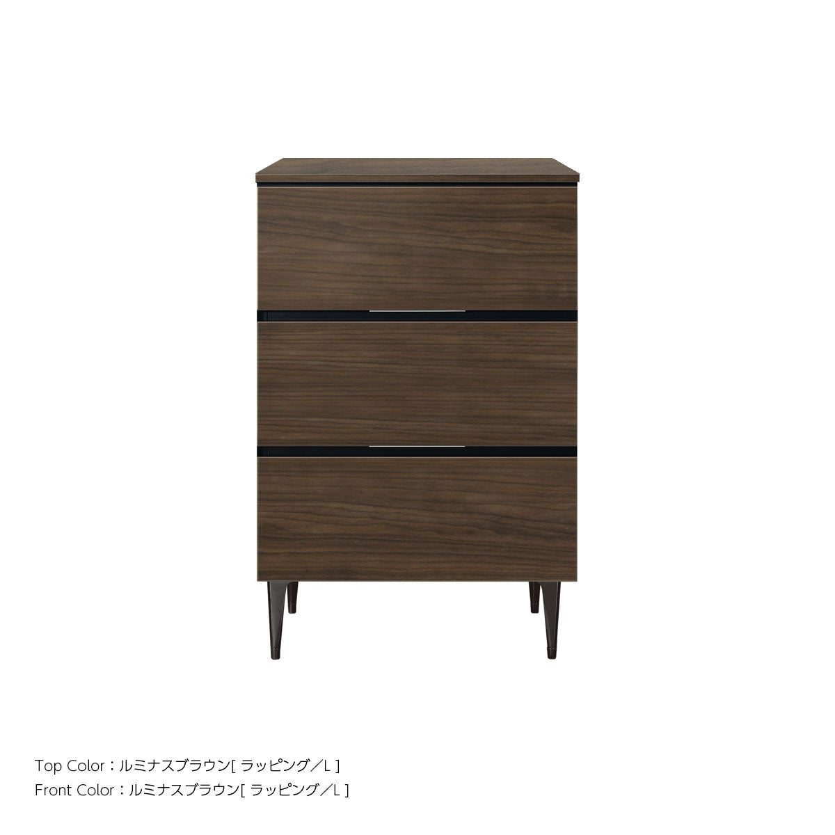 綾野製作所 ゼノノワール 幅60cm サイドボード 引出し ラッピング天板