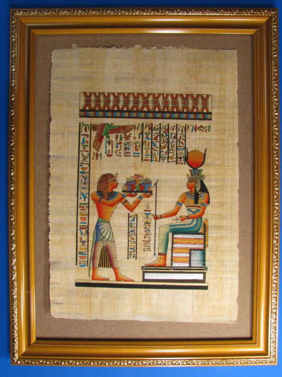 パピルス画 エジプトお土産