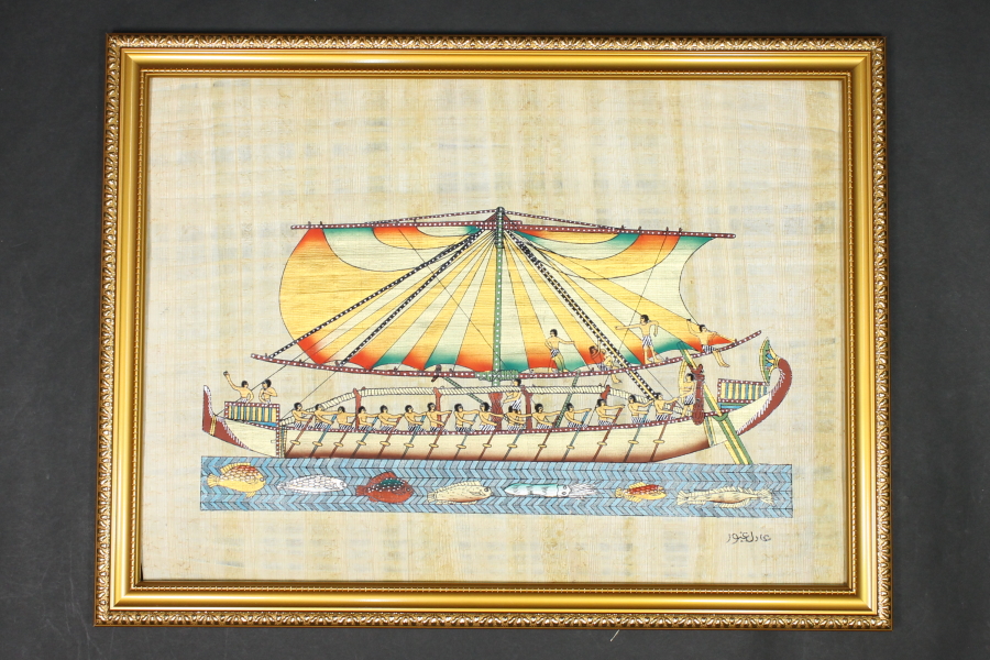 エジプト パピルス ビンテージ 土産 エジプト展 パピルス エジプト お土産