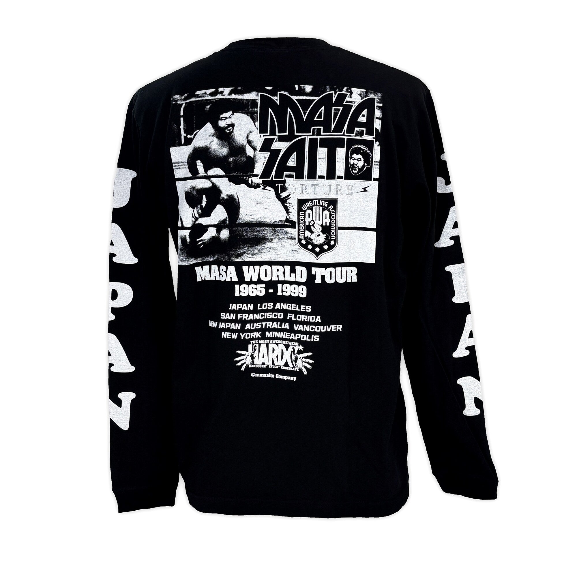 マサ斎藤 2024 ロングスリーブTシャツ (JAPAN・ブラック) – プロレス