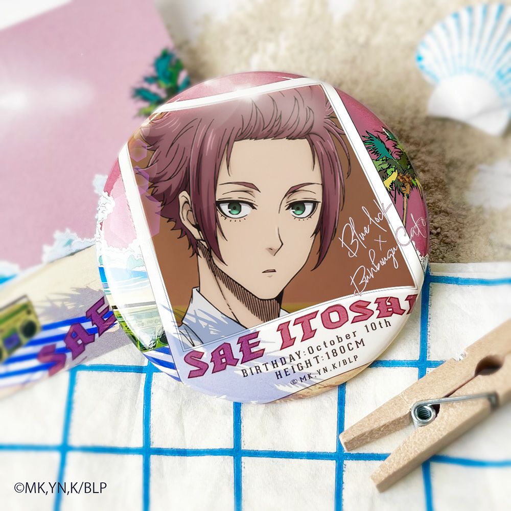 ブルーロック糸師冴ブルロ缶バッジプリンセスカフェ