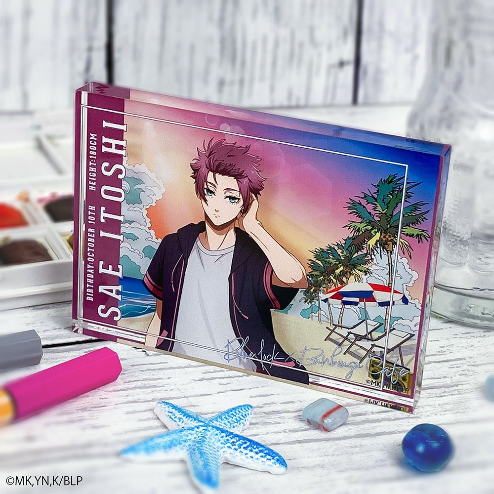 ブルーロック 糸師冴 冴 アクリルコースター プリンセスカフェ ブルー