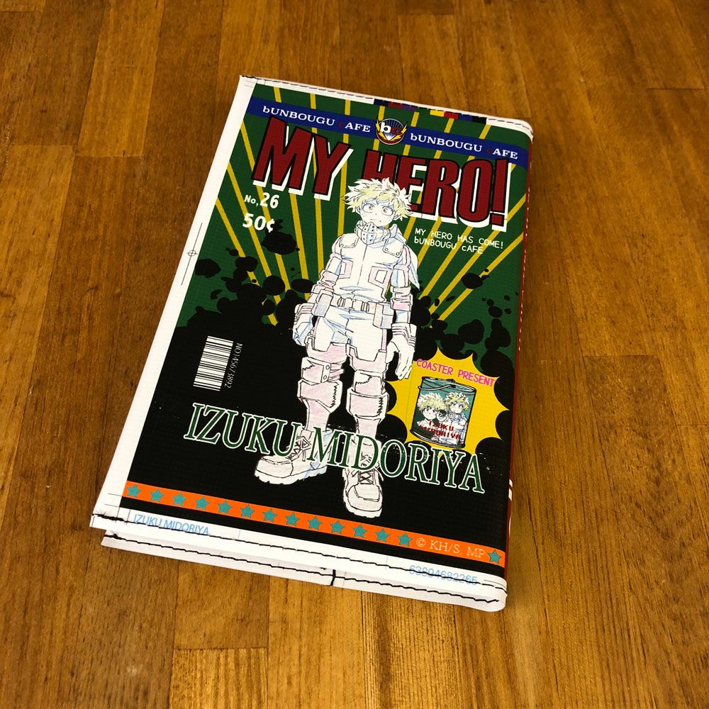 僕のヒーローアカデミア ターポリン アメコミ風ブックカバー 緑谷出久
