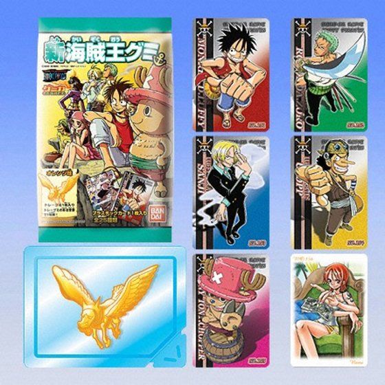 ワンピース 海賊王グミ カード セット 21枚 バンダイ 商品・サービス