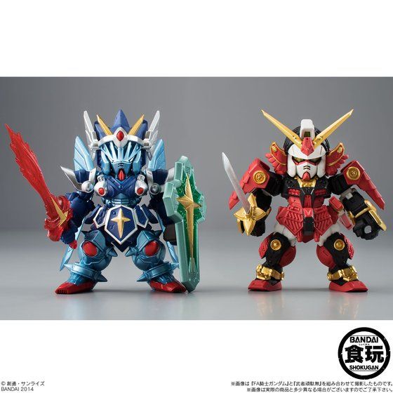 同時購入セット】FW GUNDAM CONVERGE EX 武者頑駄無＆フルアーマー騎士