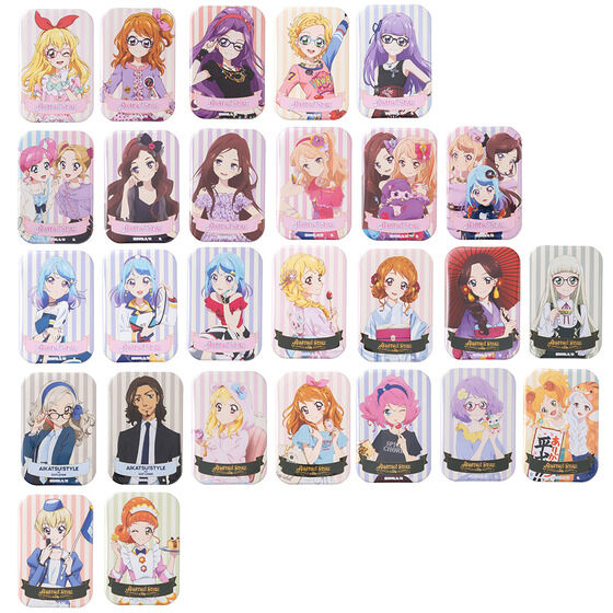 アイカツ！シリーズ スクエア缶バッジ フルセット | アイカツ