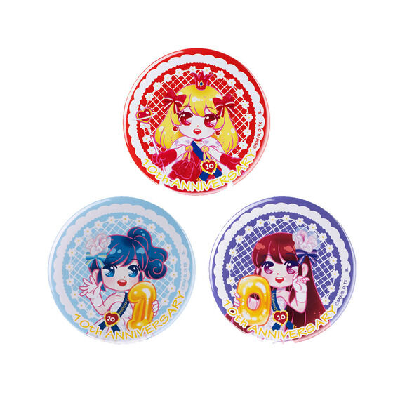 アイカツ! アニon マグネット付きバッジ 75mmサイズ 白樺りさ アイカツ