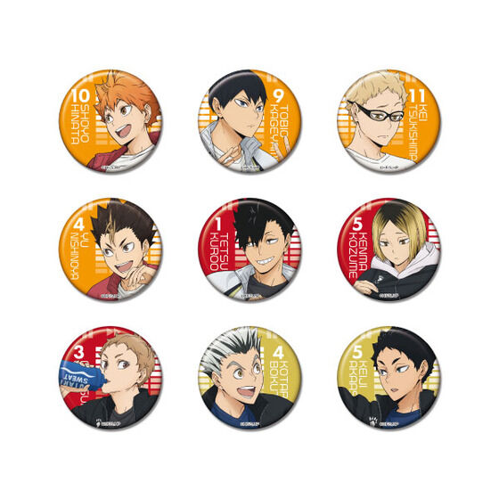 ハイキュー!! 缶バッジコレクション ジャージ交換ver. | ハイキュー