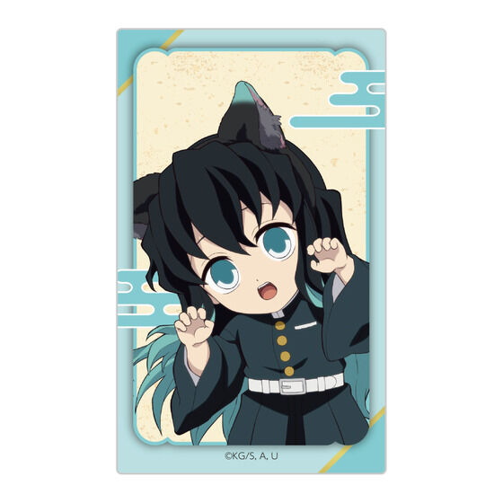 鬼滅の刃 時透無一郎 ナンジャタウン ねこ型缶バッジ ストア 鬼滅の刃