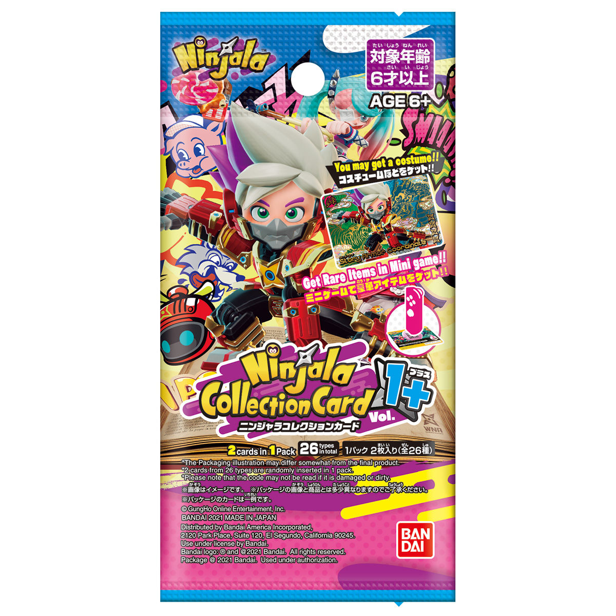 ニンジャラコレクションカード Vol.1+ | BANDAI TOYS