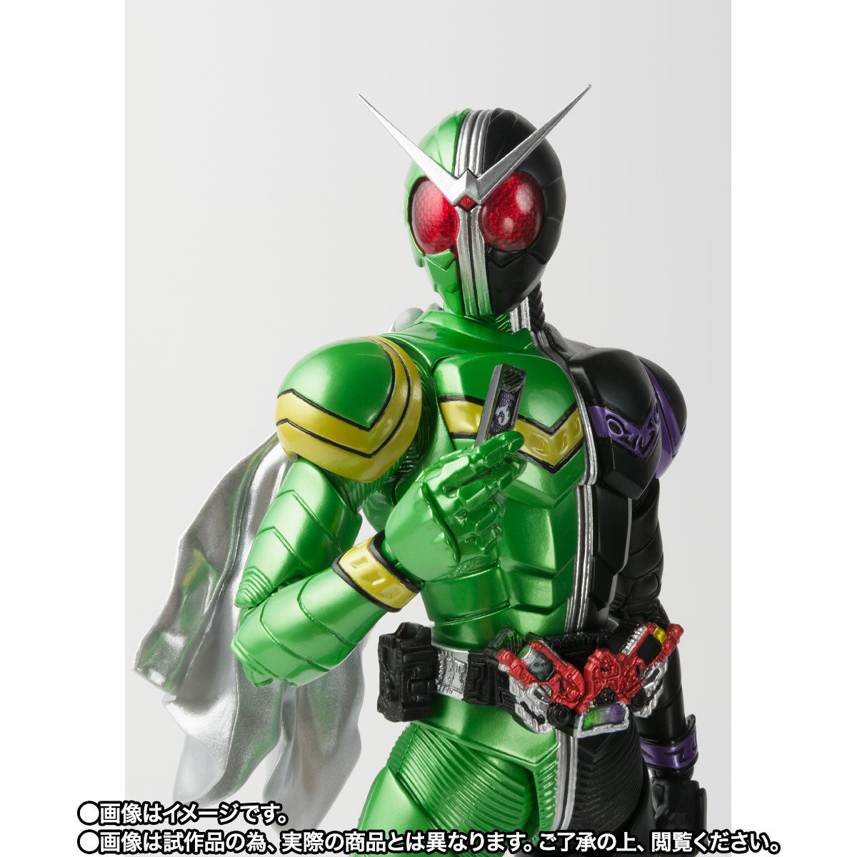 仮面ライダーW サイクロンジョーカー 菅田将暉 フィギュア SHF 真骨彫 黒緑