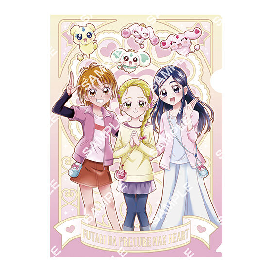 フラットガシャポン】プリキュアオールスターズ クリアファイル