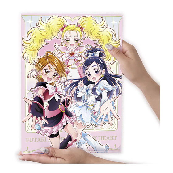 フラットガシャポン】プリキュアオールスターズ クリアファイル