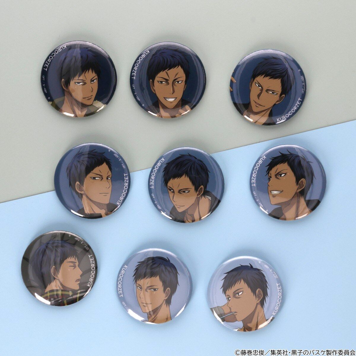黒子のバスケ 黒バス 青峰大輝 缶バッジ 黒バス 缶バッジ 青峰 黒子の