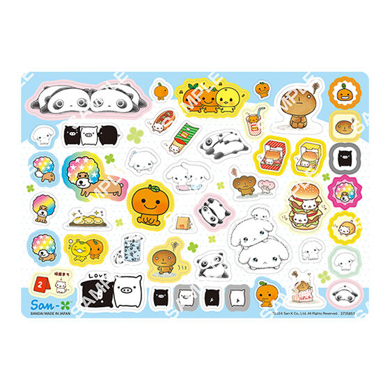 ジャンボカードダス/フラットガシャポン】ジャンボシールダス San-x