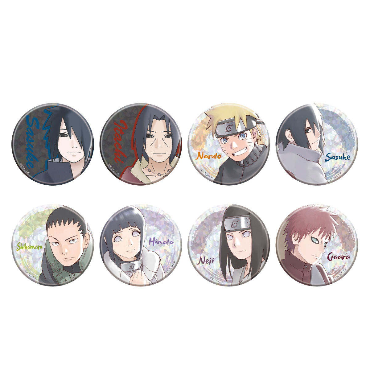 NARUTO J-WORLD TOKYO 絵巻 絆 缶バッジ 日向ネジ NARUTO J-WORLD