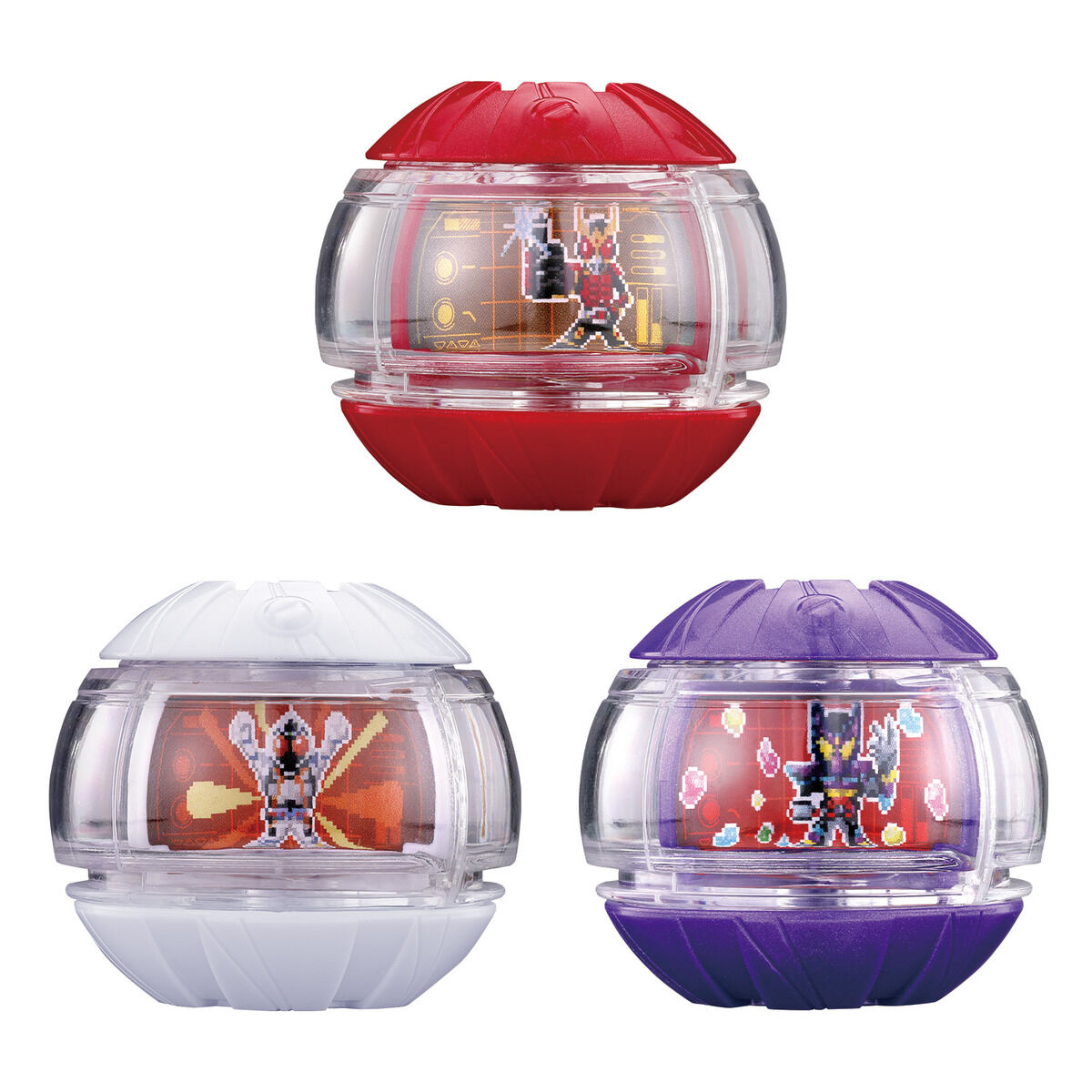 DXレジェンドライダーカプセムセット01｜仮面ライダーおもちゃウェブ