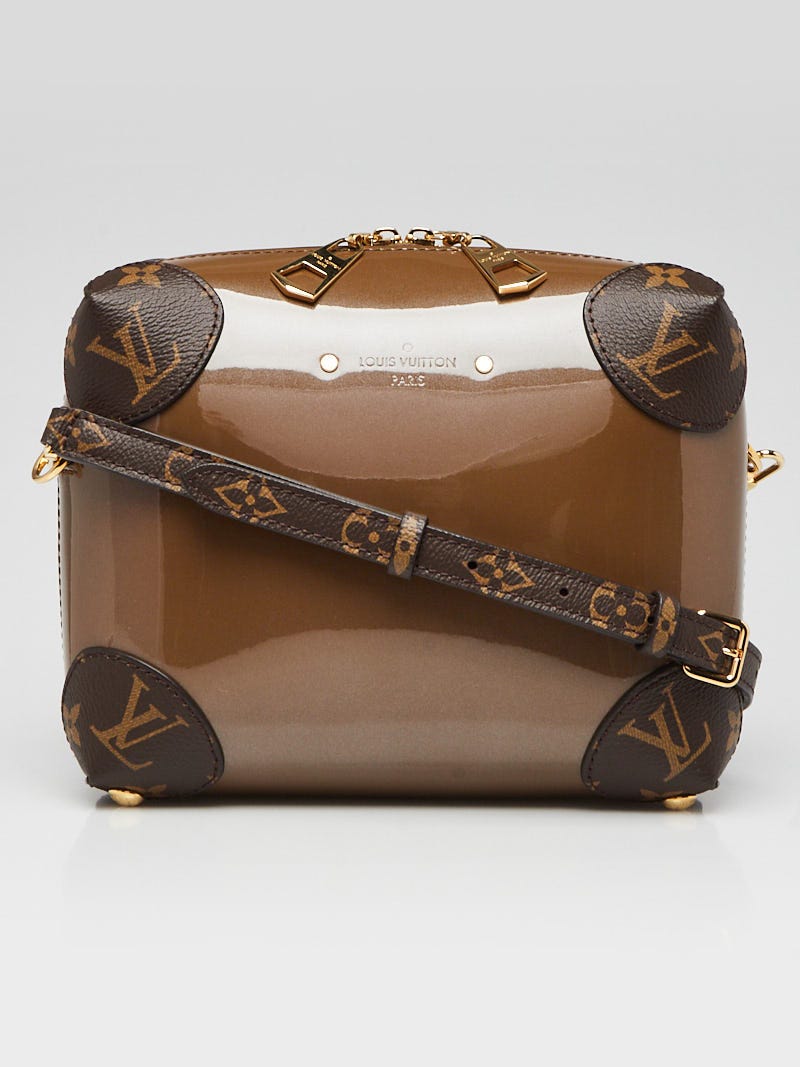 Louis Vuitton Bronze Vernis Leather Miroir Venice Crossbody Bag