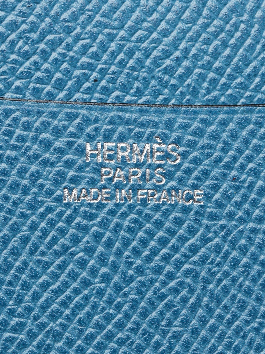 Hermes Blue Jean Courchevel Leather Vision Agenda Cover | Yoogi's