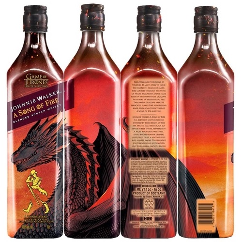 ジョニーウォーカー ソングオブファイア 40.8度 700ml ゲーム オブ