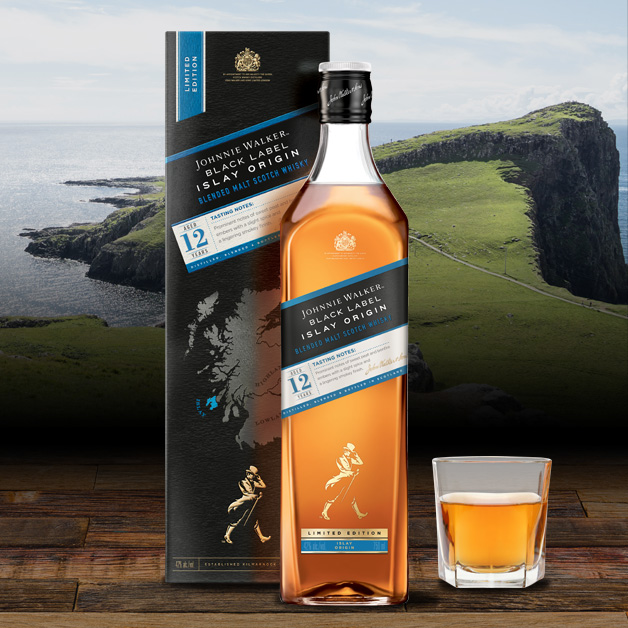 ジョニーウォーカー ブラックラベル 12年 アイラオリジン 並行 700ml