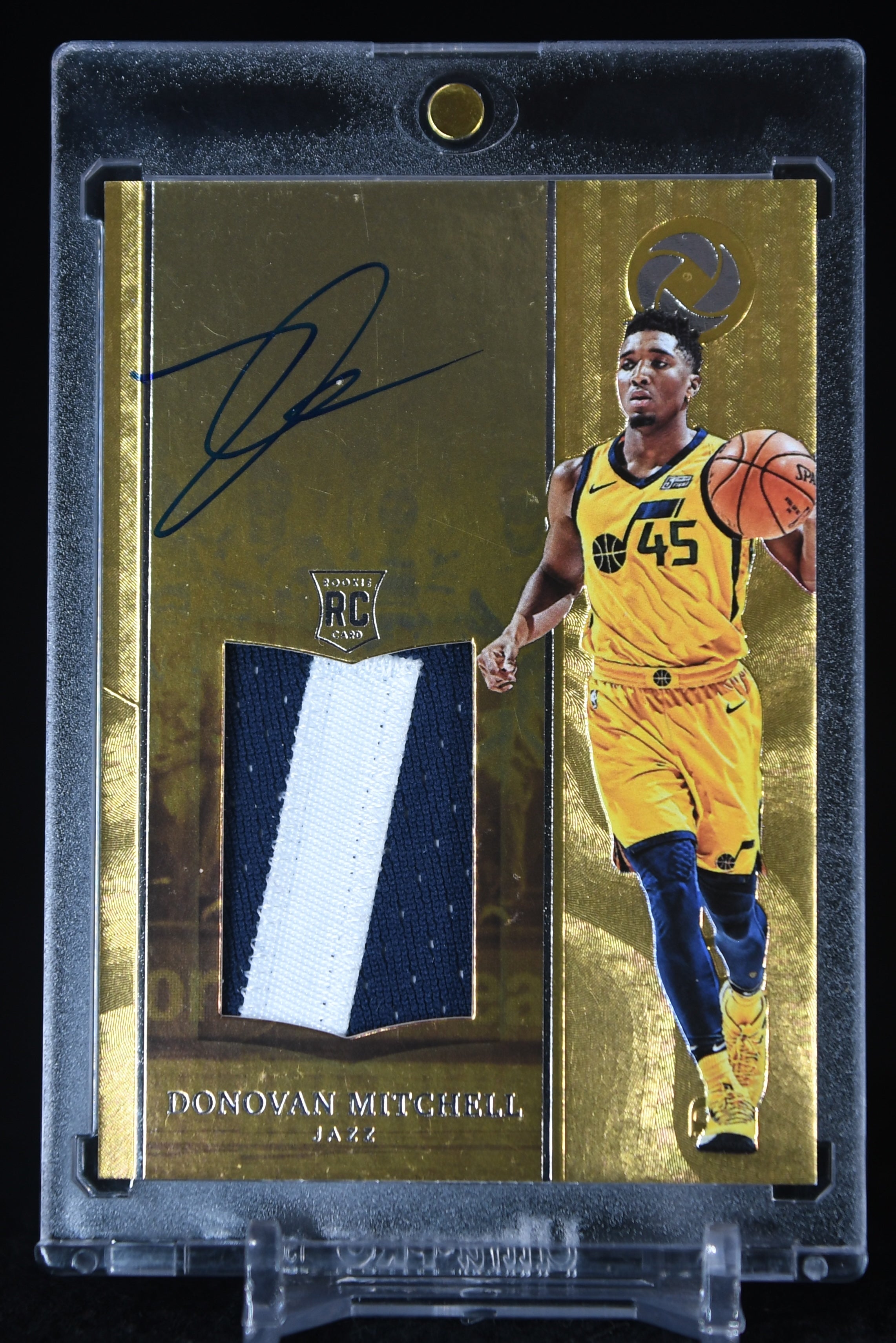 Donovan Mitchell rookie jsy auto /75シリ Donovan Mitchell rookie
