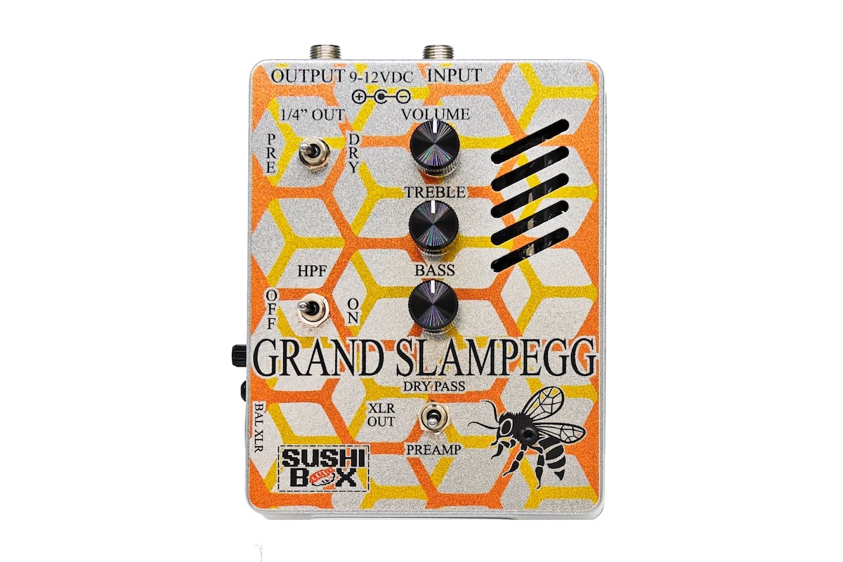 SUSHI BOXより、新作プリアンプ“Grand Slampegg”と、チューブDI