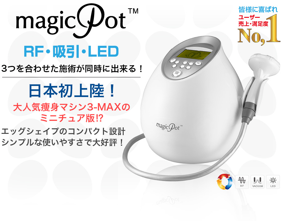 マジックポット - magicPot (複合痩身美容機器) - 専用アクリルワゴン